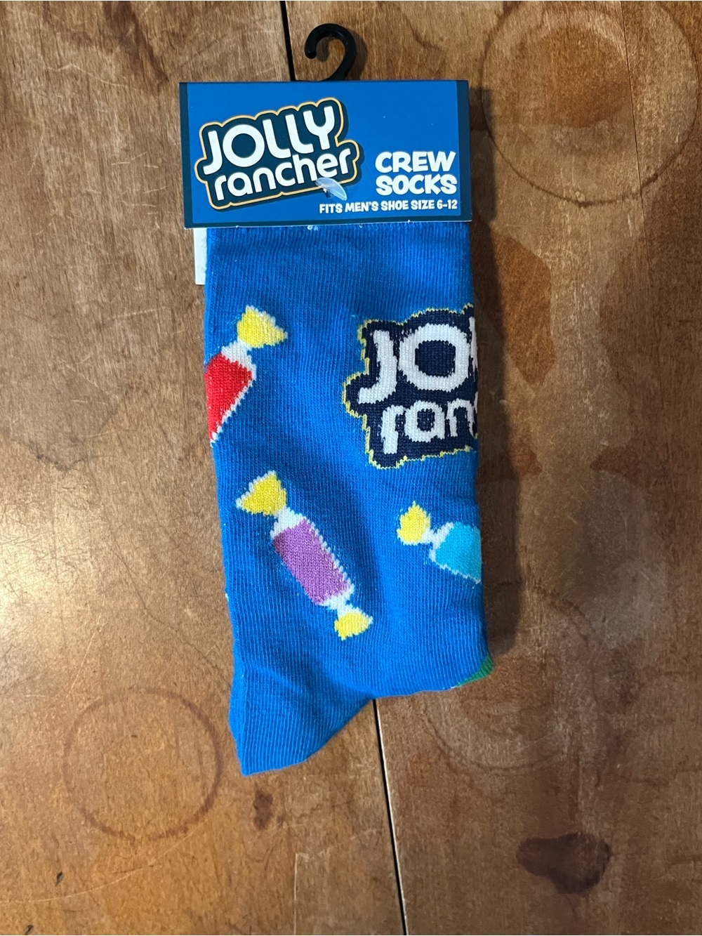 Blue Crew Socks - Candy Print